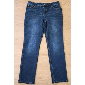 Bandolino Women's Straight Leg Jeans - Dark Blue